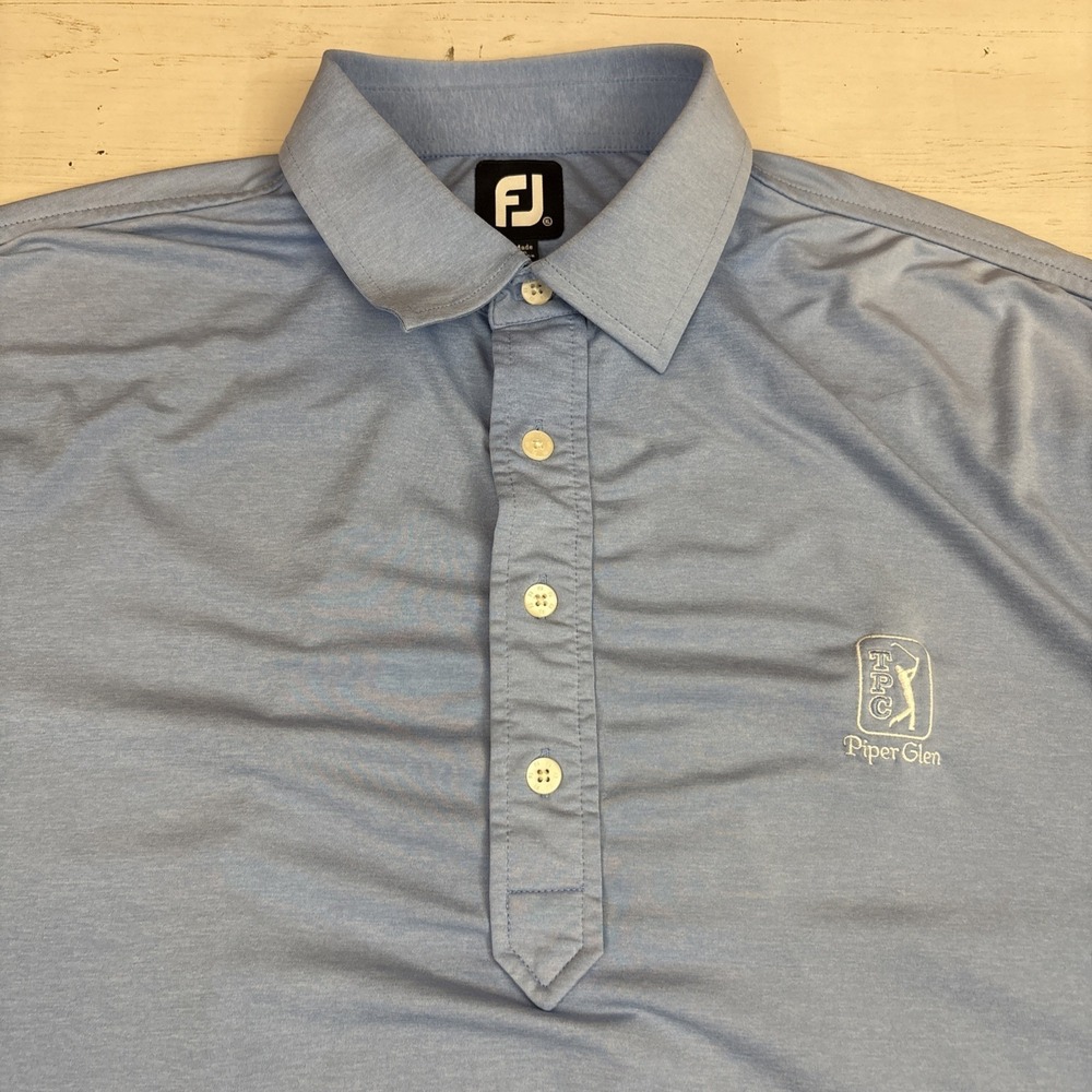 FootJoy Golf Shirt Polo Shirt Mens XL TPC Piper Glen Embroidered